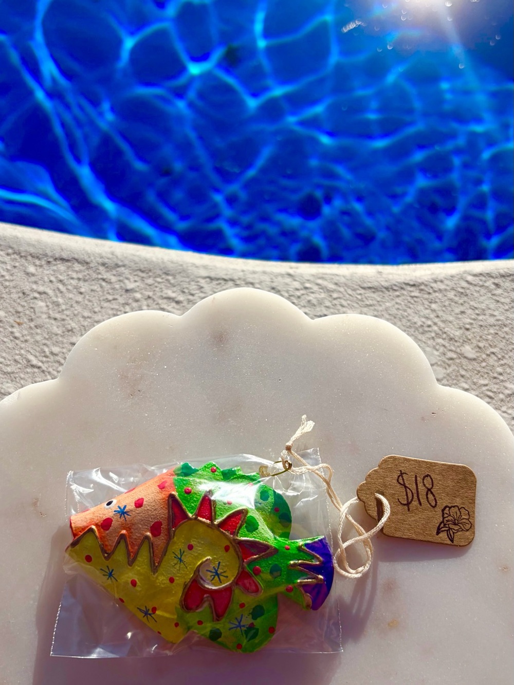 Tropical Fish 🐠✨ Magnet - Wood Carved and Hand Painted in Indonesia